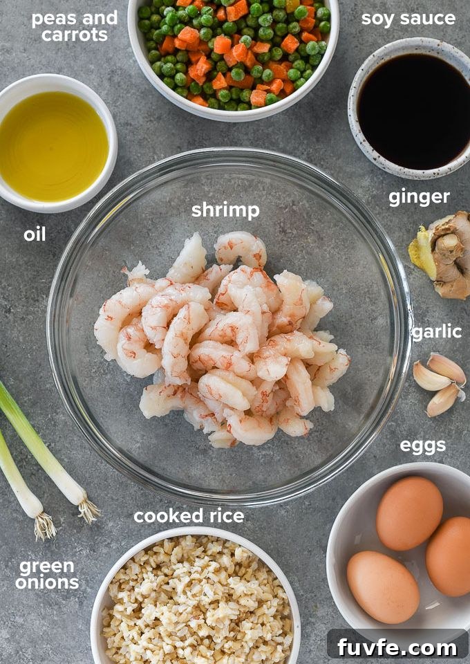 shrimp fried rice recipe ingredients