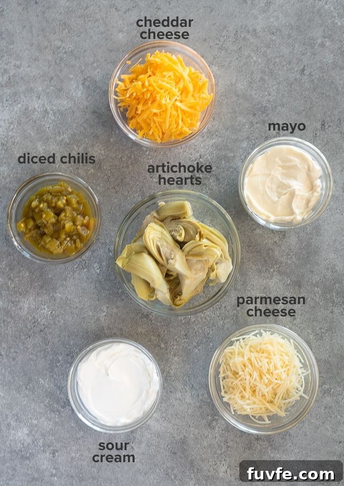 Artichoke dip recipe ingredients
