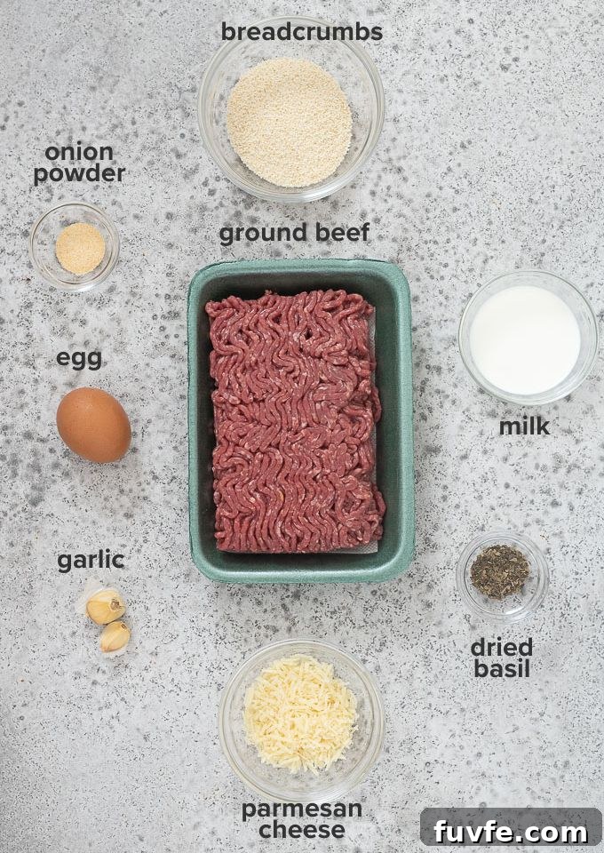 Crispy Air Fryer Meatballs Recipe 4 Air fryer meatball recipe ingredients