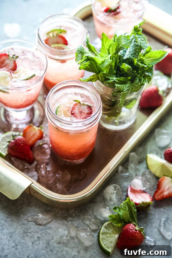 Strawberry Gin and Tonic