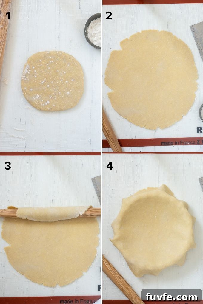 Apple Cranberry Pie Recipe with Flaky Homemade Crust 6 Roll out bottom crust for apple cranberry pie