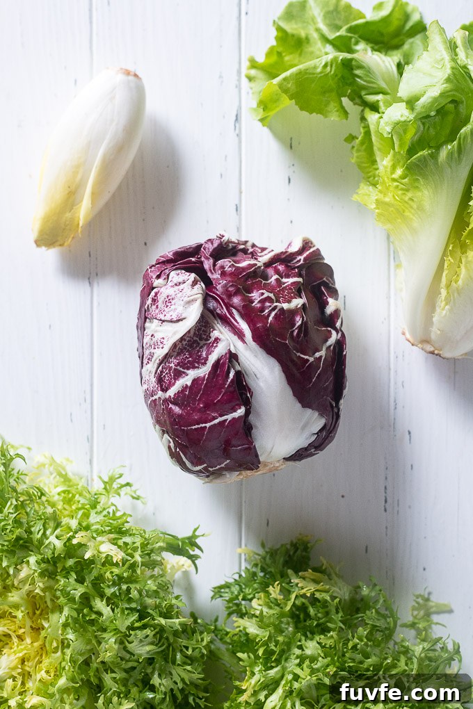 27 Chicory Recipes: How to Buy and Cook Chicory 4 Chicory lettuces including radicchio, endive, escarole and frisée