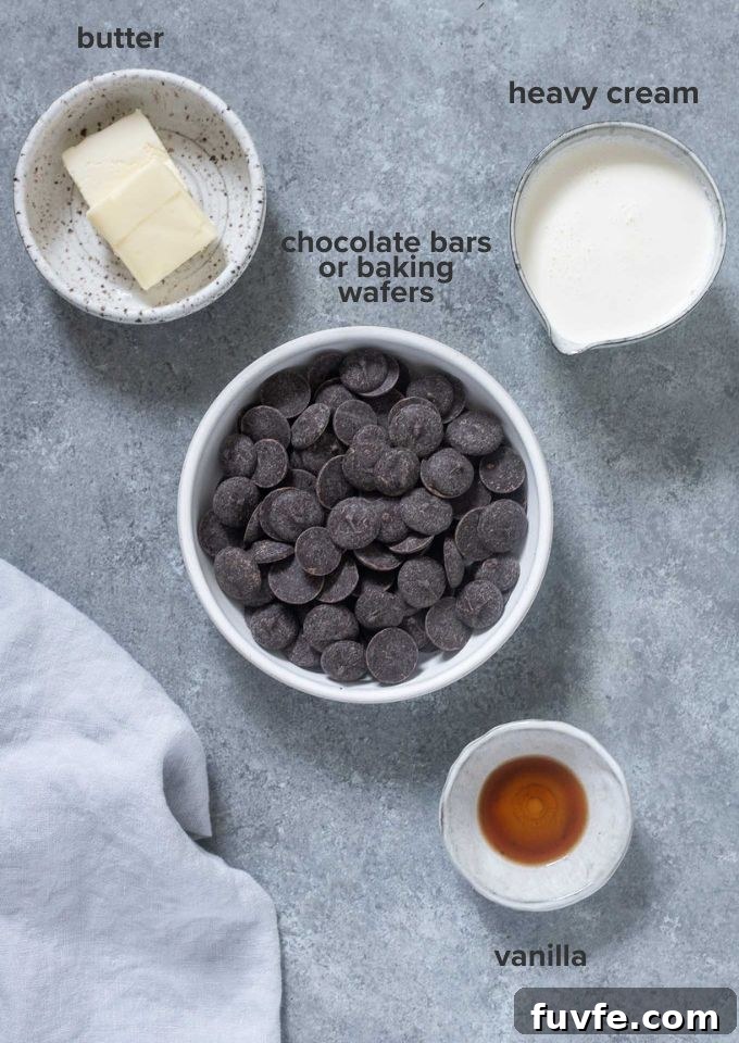 Chocolate truffles recipe ingredients