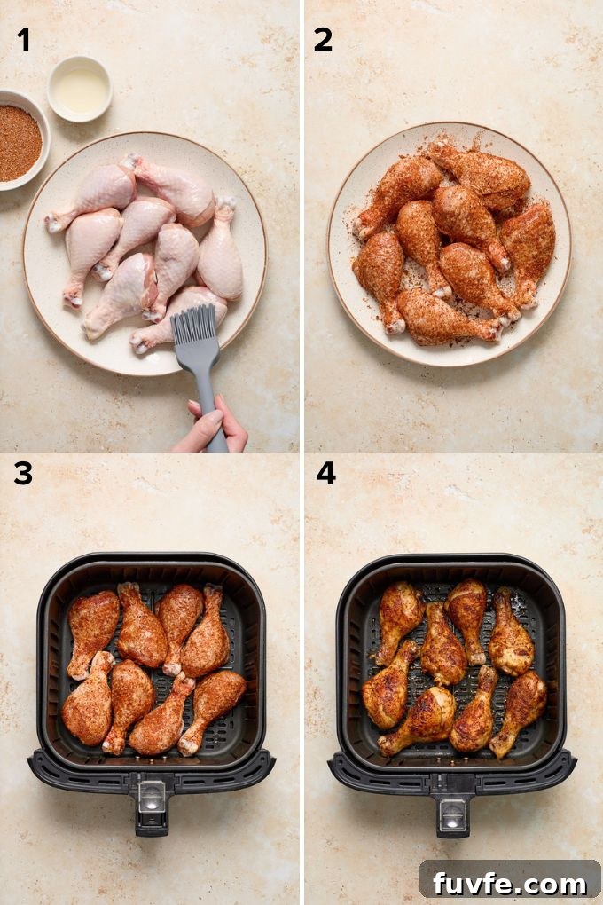 How to make drumsticks in air fryer