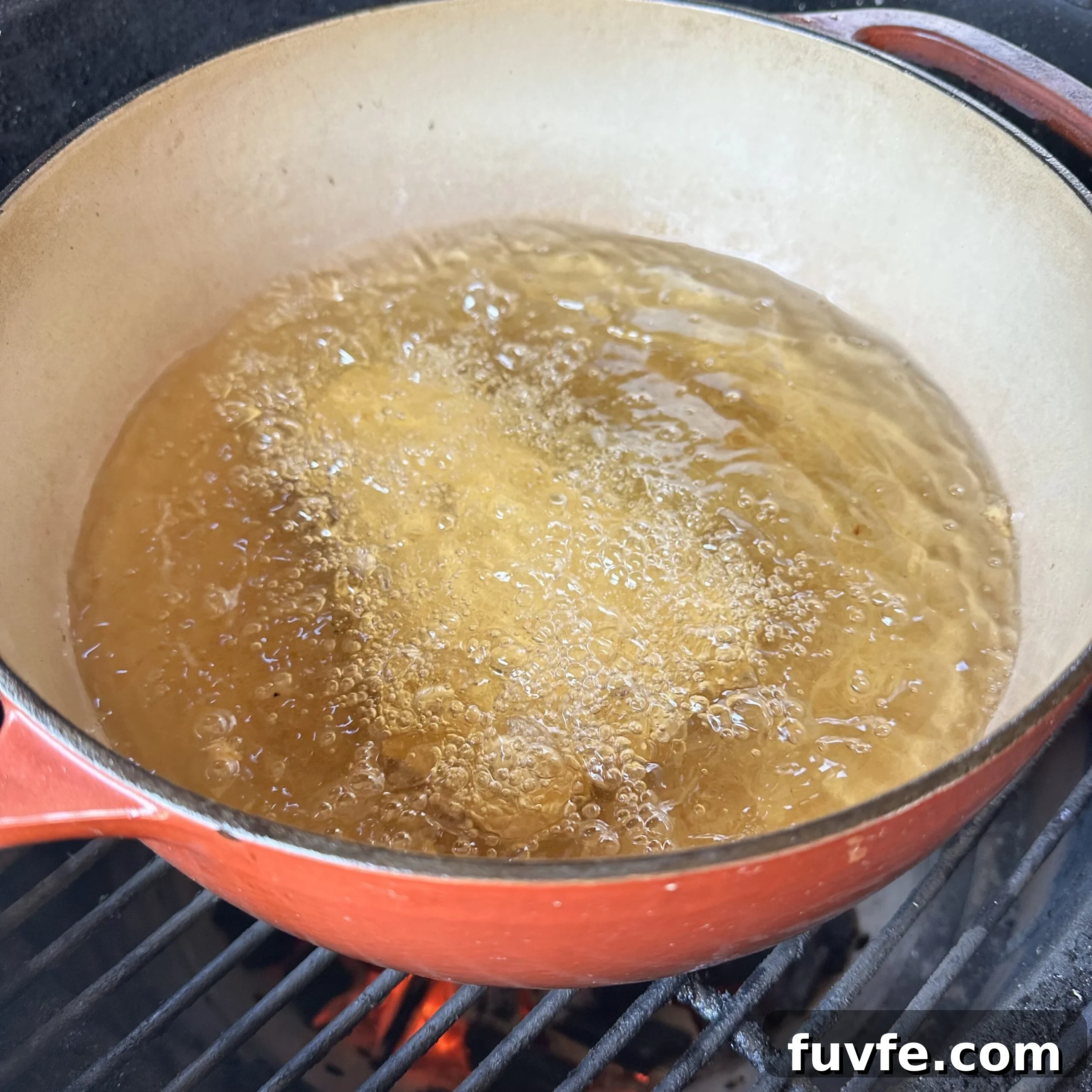 Classic British Fish and Chips: Crispy Batter & Chips Recipe 5 Deep fried fish on grill