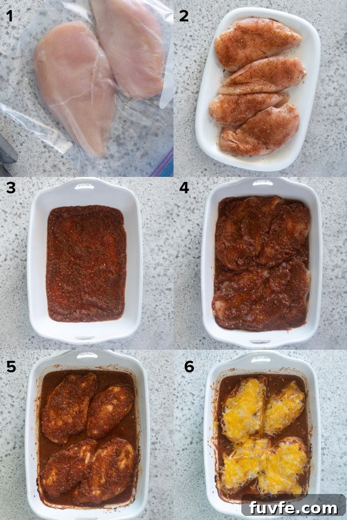 How to make baked salsa chicken