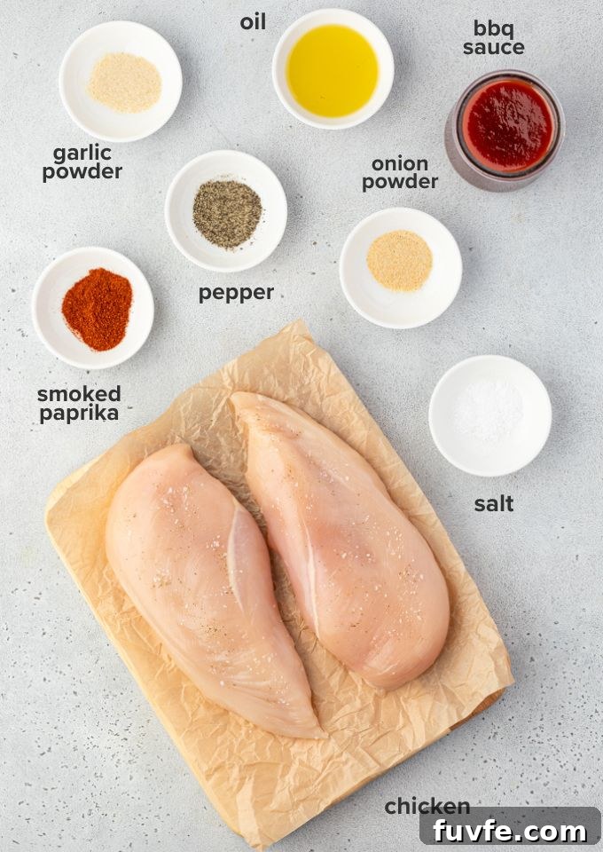 Air Fryer BBQ Chicken Recipe: Crispy and Juicy 4 Air fryer bbq chicken recipe ingredients