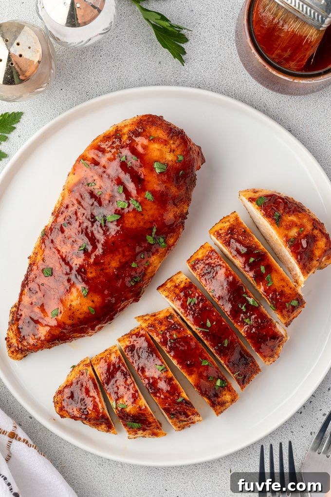 Air Fryer BBQ Chicken Recipe: Crispy and Juicy 6 Air fryer bbq chicken on a white plate