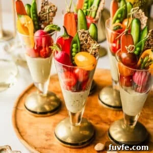 Crudité Cups with Fresh Pesto Dip for Entertaining 8 img 55497 7