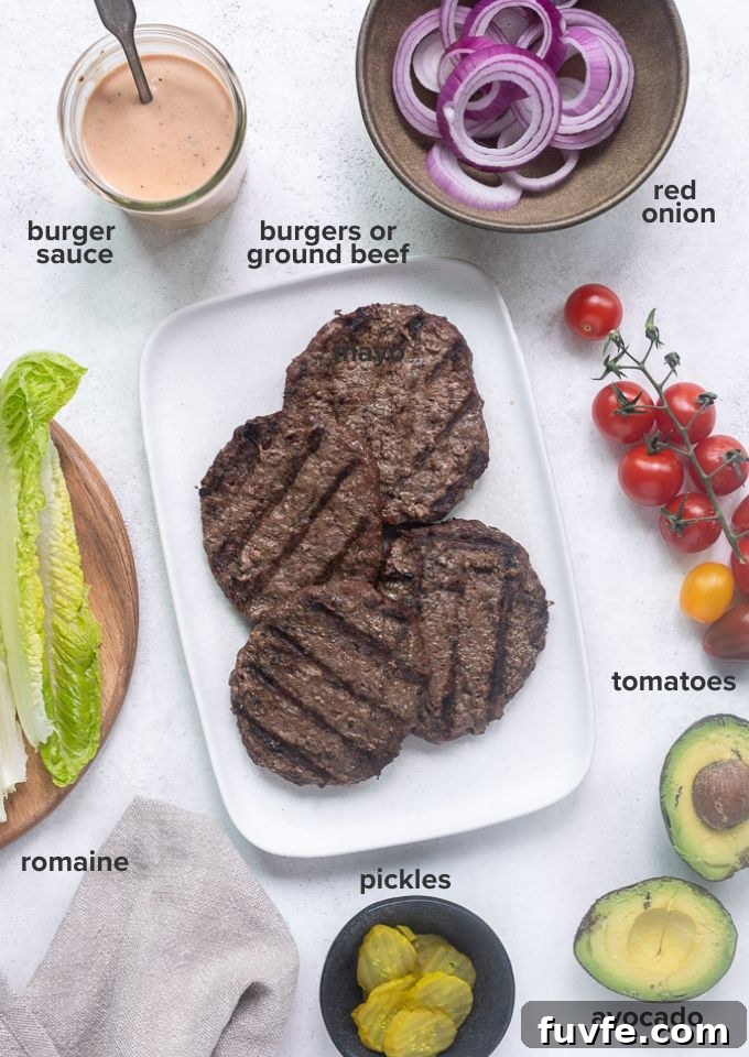 Build Your Own Burger Bowls: Recipes and Toppings 4 Burger bowl recipe ingredients