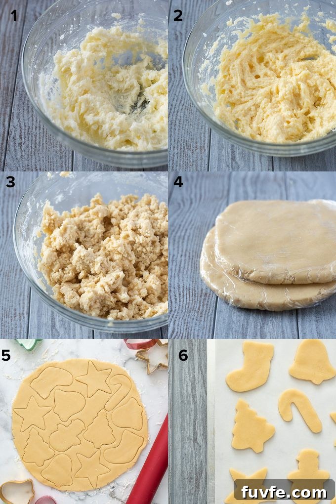 How to make Christmas cut out sugar cookies.