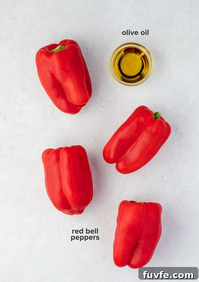 Roasted red peppers recipe ingredients