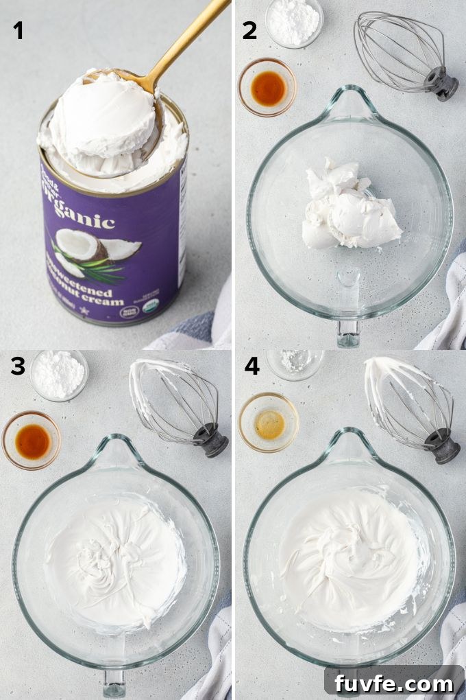 How to make coconut whipped cream