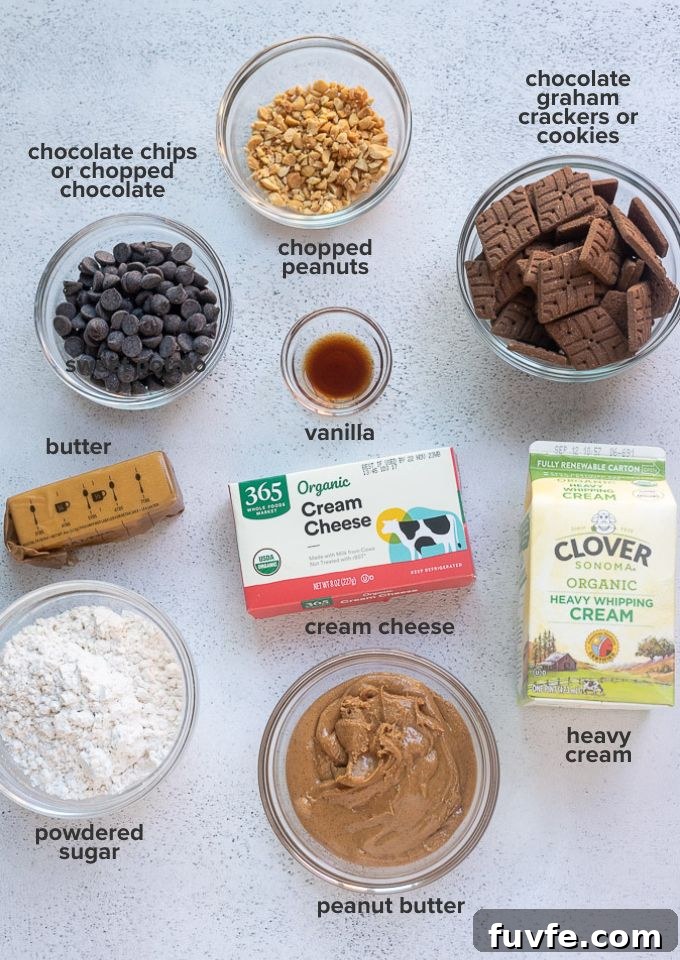 Chocolate peanut butter pie recipe ingredients
