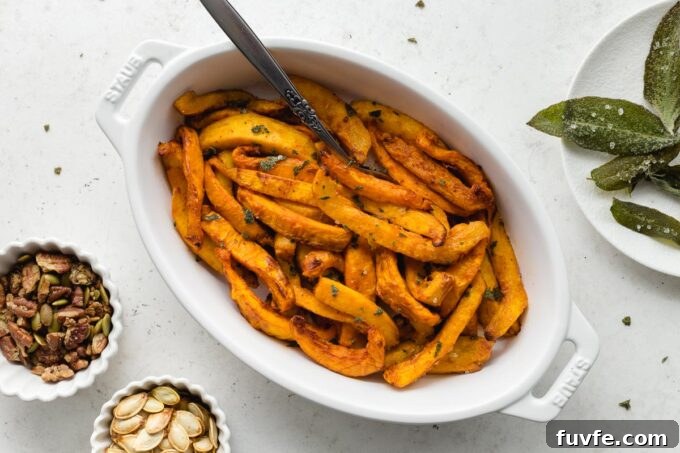 Air Fryer Pumpkin in a dish.