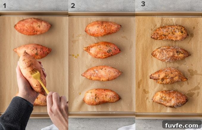 How to Bake Sweet Potatoes for Tender, Caramelized Flavor 5 How to make baked sweet potatoes