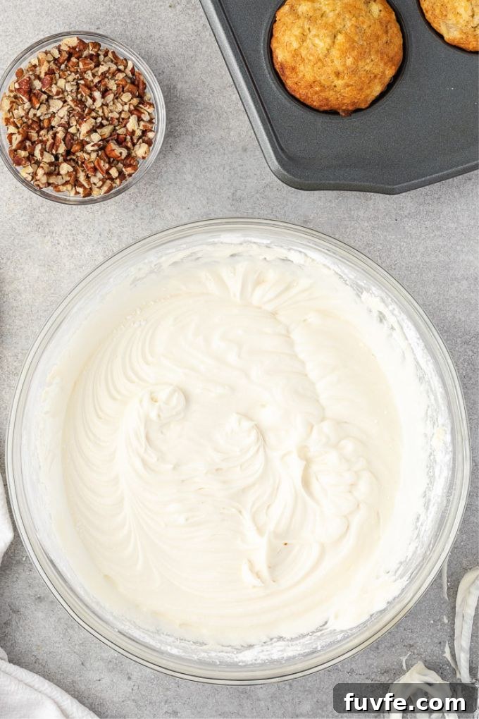 Cream Cheese Frosting Recipe for Cakes and Cupcakes 3 basic cream cheese frosting in a mixing bowl