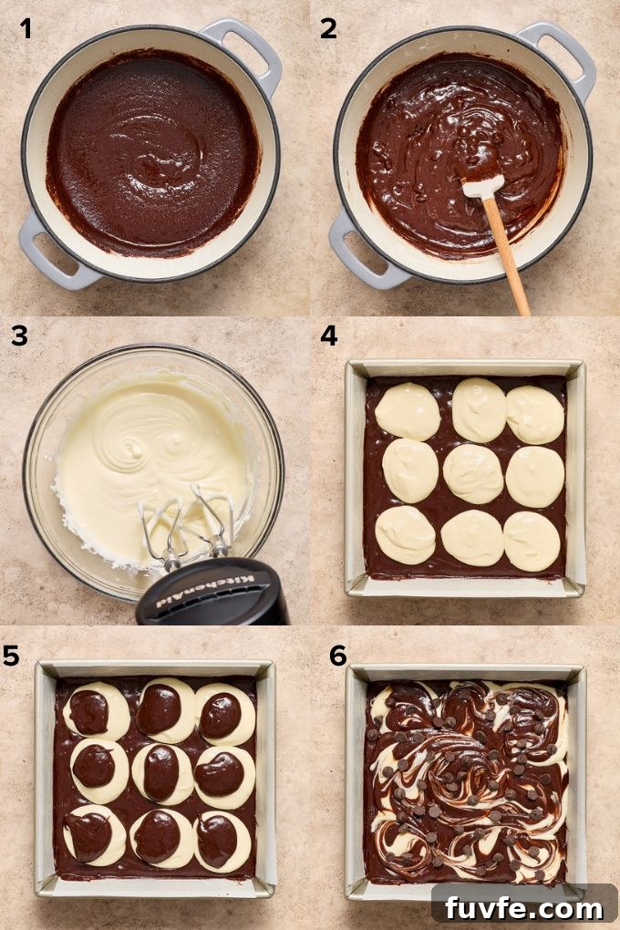 How to make cheesecake brownies