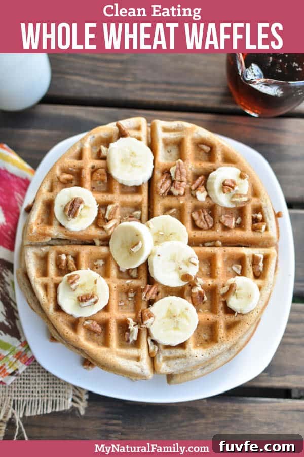 Whole Wheat Waffles Recipe: Fluffy, Nutritious Breakfast Idea 2 Healthy Whole Wheat Waffles