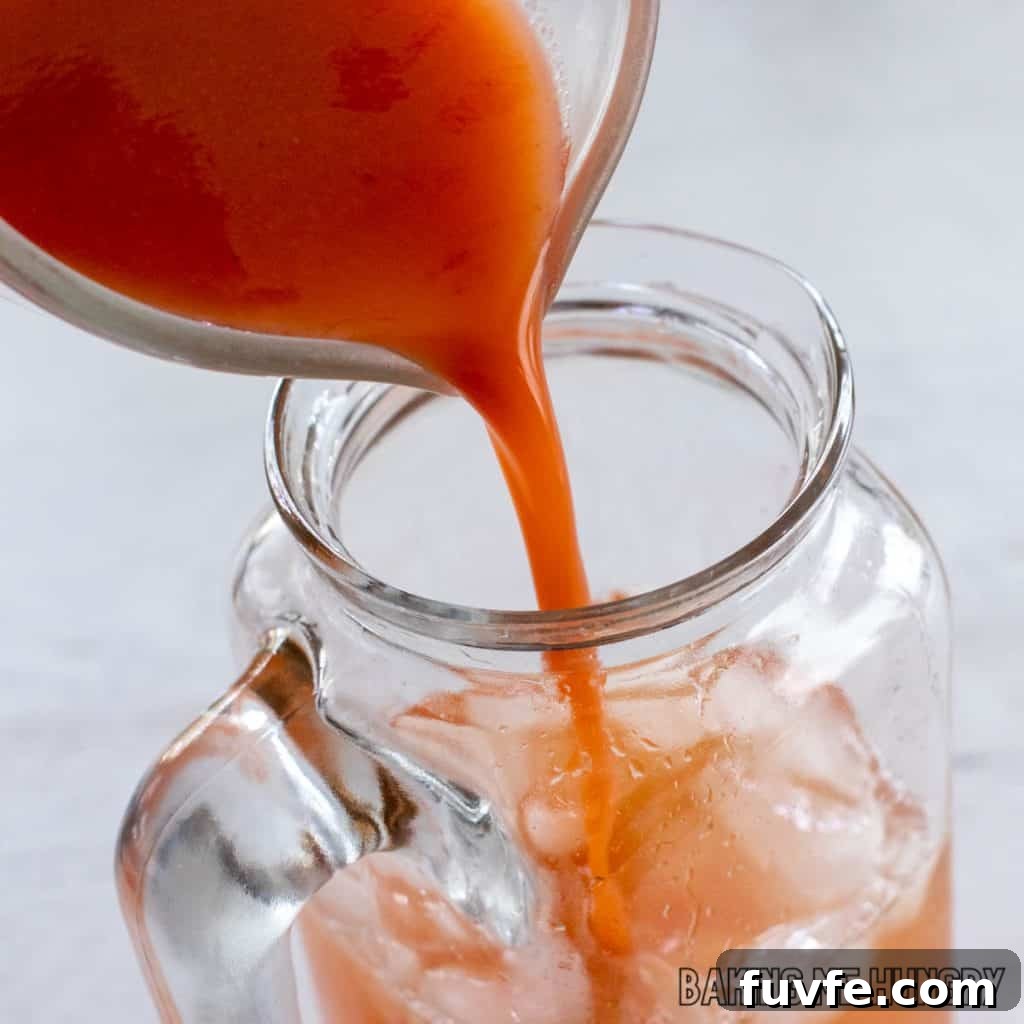 guava nectar being added