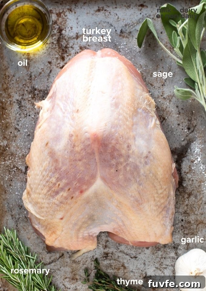 Oven roasted turkey breast ingredients