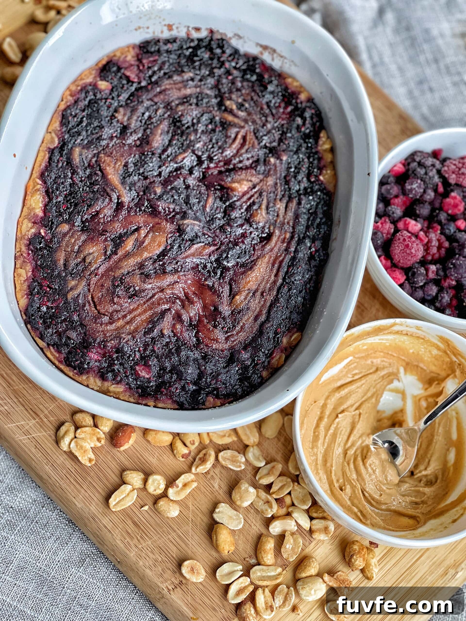 pbj baked oatmeal