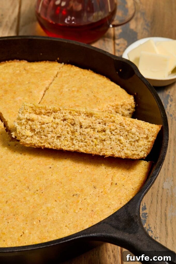 Homemade Skillet Cornbread Recipe 7 img 6131 7 2