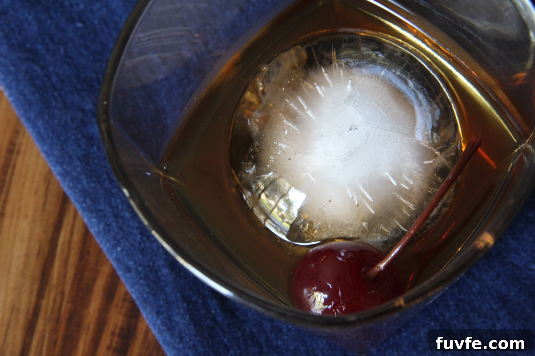 gin & ancho syrup cocktail