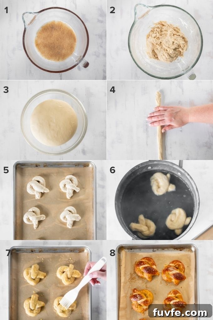 How to make homemade soft pretzels