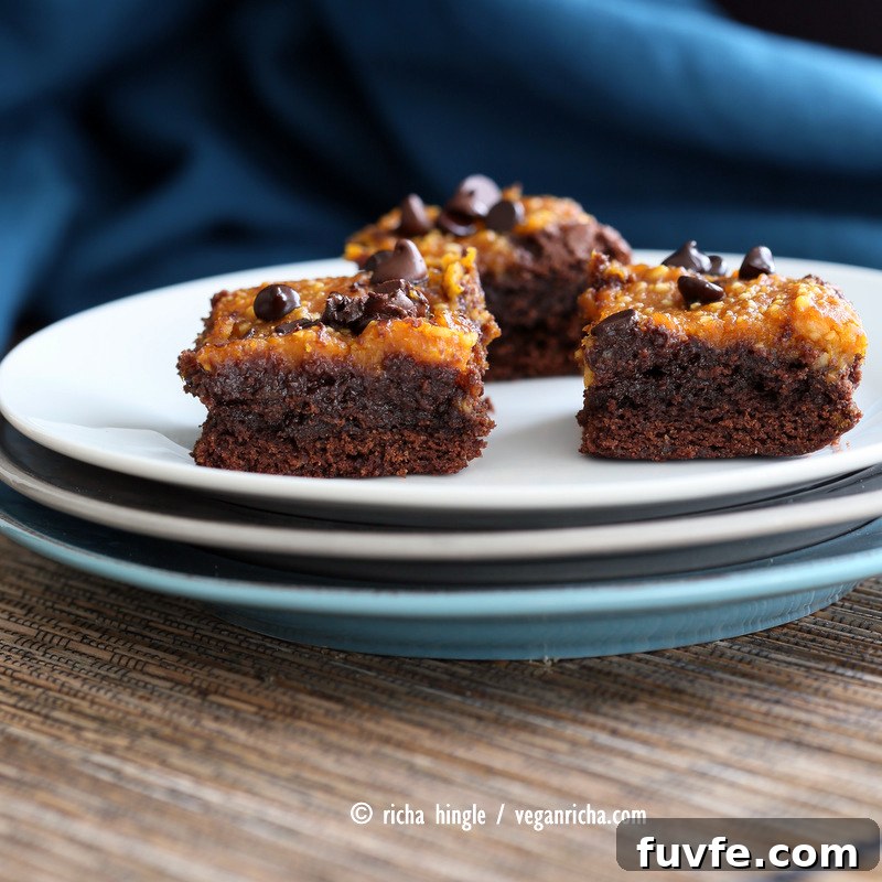 Vegan Pumpkin Brownies Creamy Pumpkin Layered with Fudgy Dark Chocolate Brownie. Pumpkin Pie + Brownie | Vegan Richa