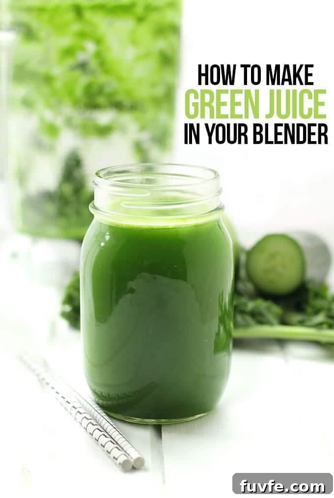 Don't have a juicer? No problem! Here's a step-by-step tutorial on how to make green juice in your blender!