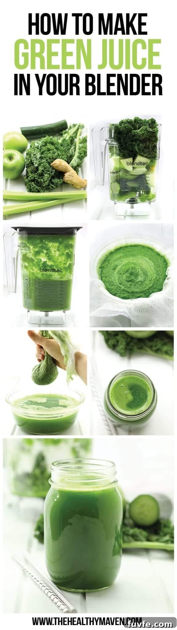 Green juice process