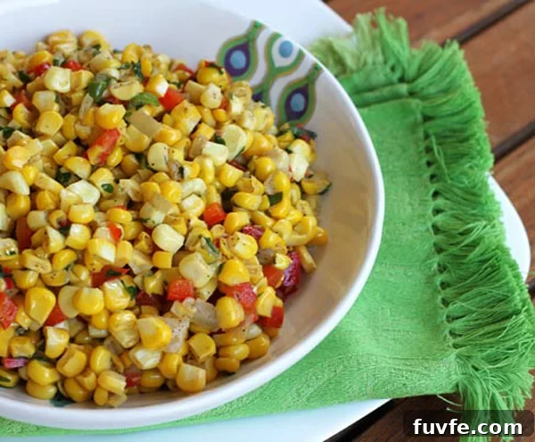 Roasted Sweet Corn with Peppers and Caramelized Onions 2 confetticorn2