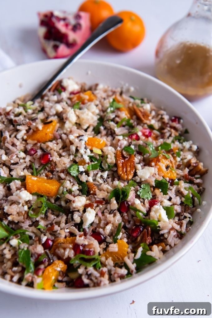 Wild Rice Salad with Orange and Pomegranate Recipe 6 img 6397 6