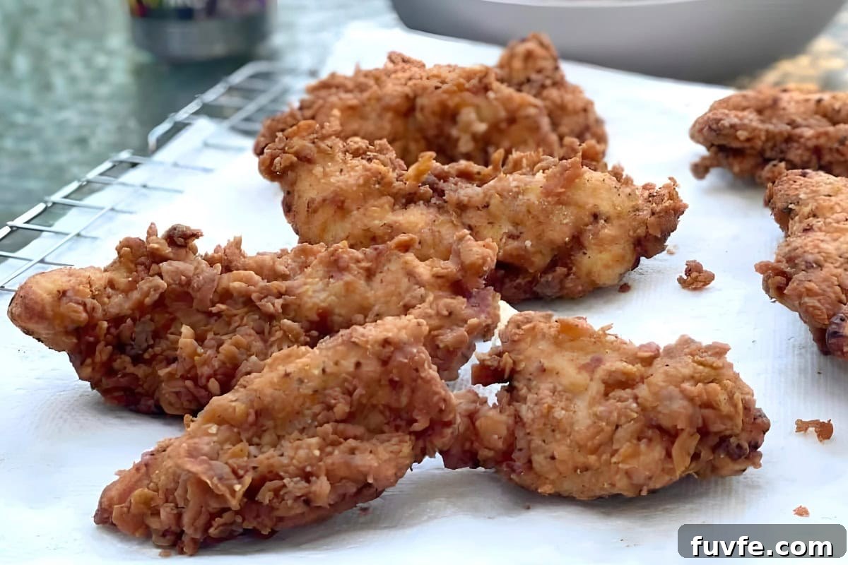 Crispy chicken tenders
