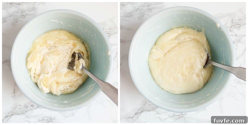 bread dough before microwaving and after microwaving and combined