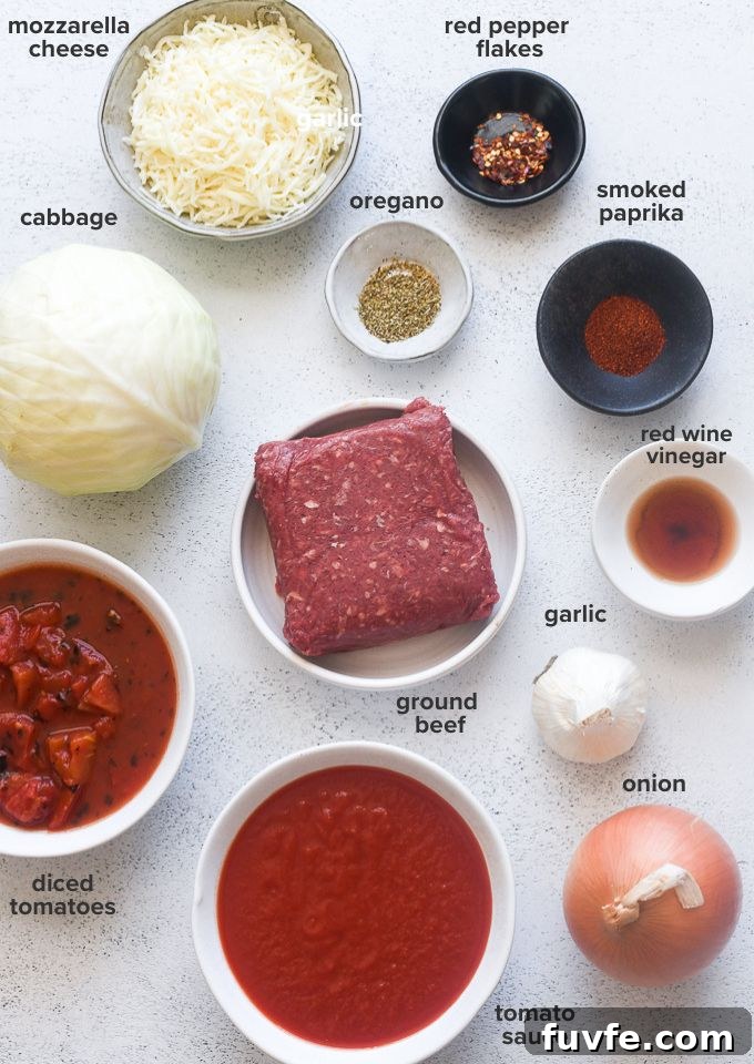 Cabbage and Ground Beef Casserole Without Rice 4 Low carb cabbage casserole recipe ingredients.