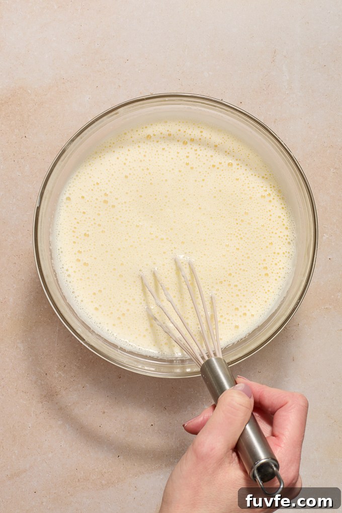 Silky Pastry Cream (Crème Pâtissière) Recipe 9 Pastry cream mixture before cooking.