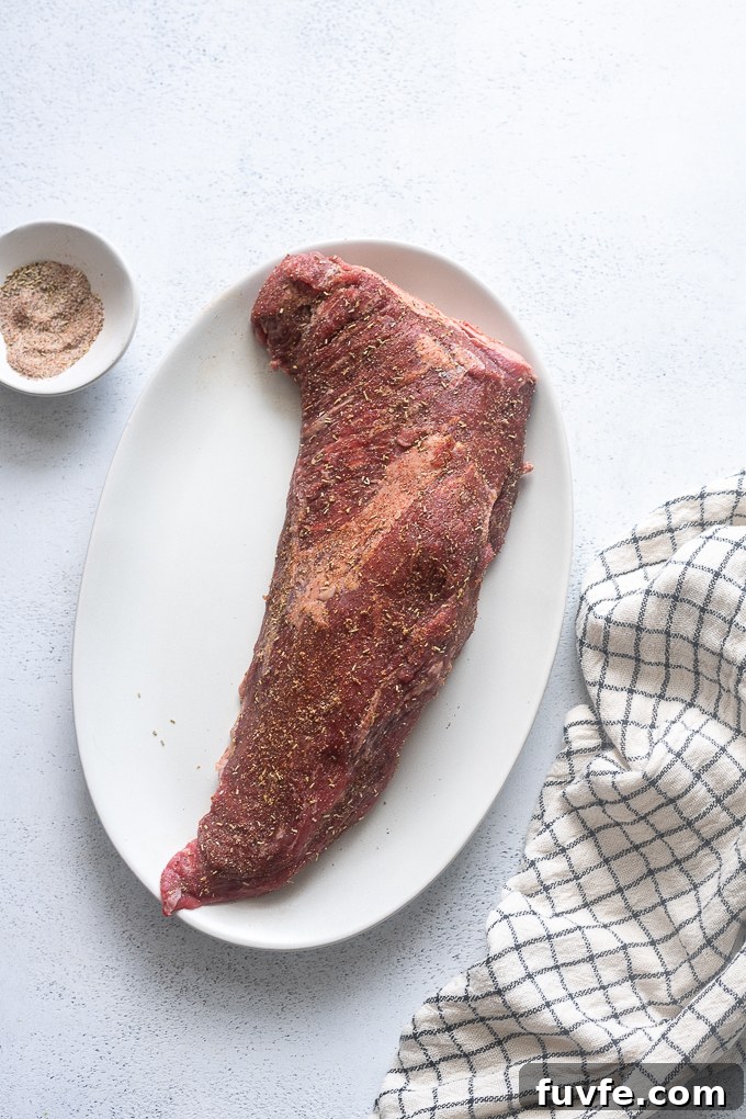 Santa Maria style tri tip recipe ingredients.