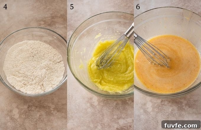 How to make persimmon cake collage 1