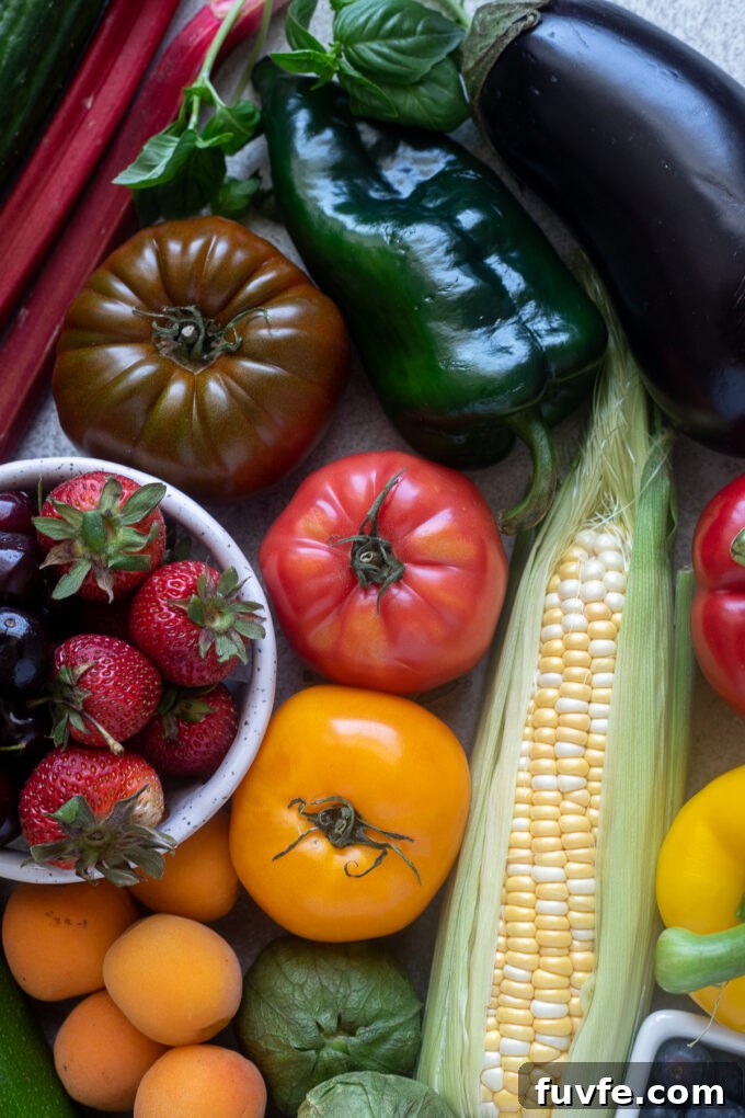 July Produce Guide: What's in Season 5 Produce in season in July.