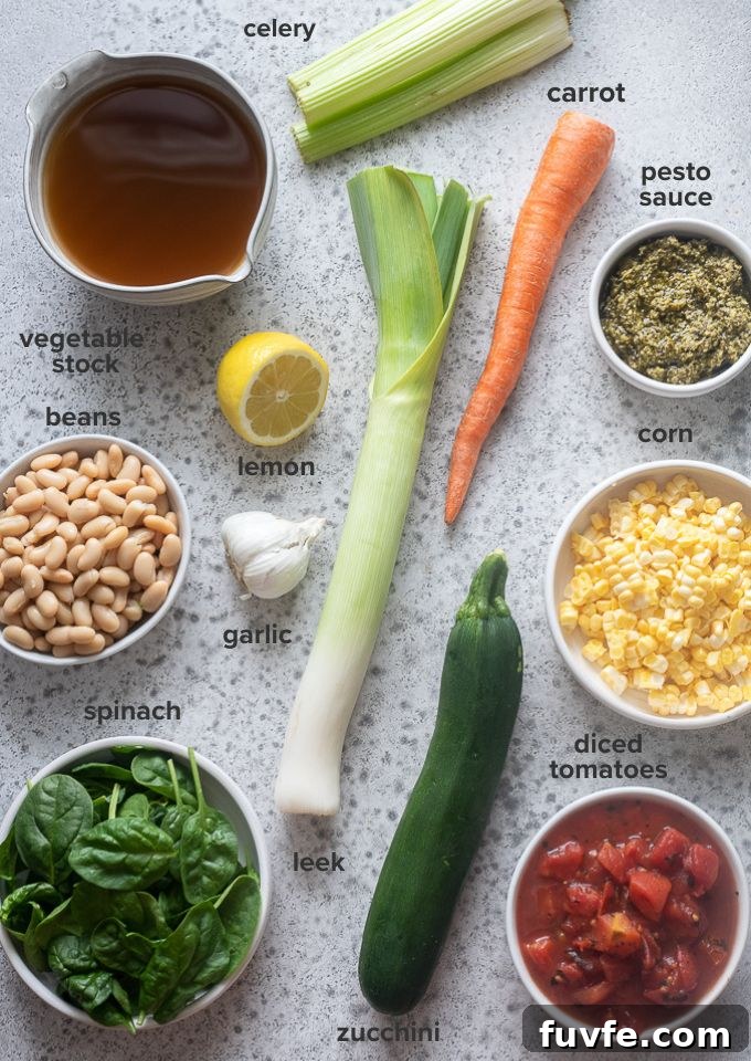 Soupe au pistou recipe ingredients.