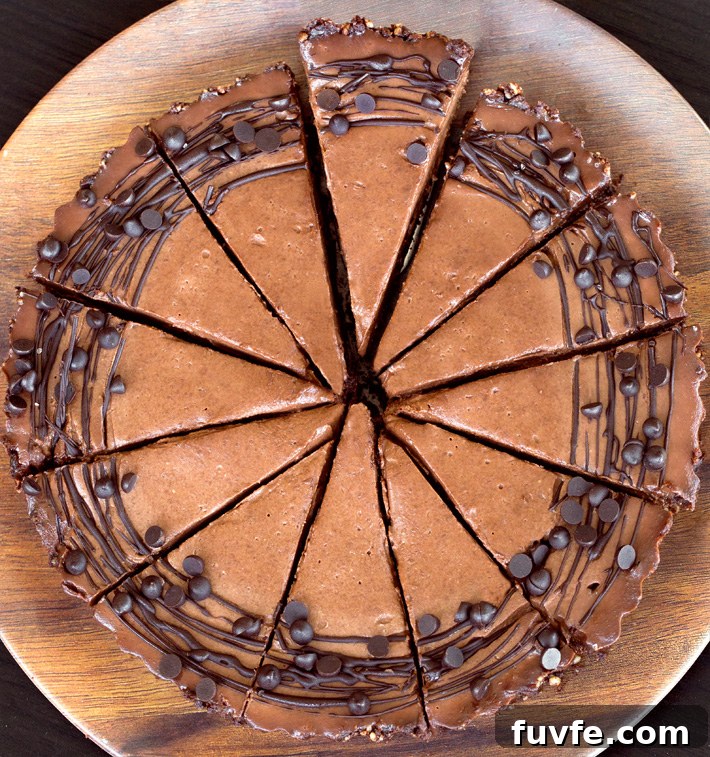 Chocolate Vegan Tart With Coconut Milk Chocolate Vegan Tart With Coconut Milk