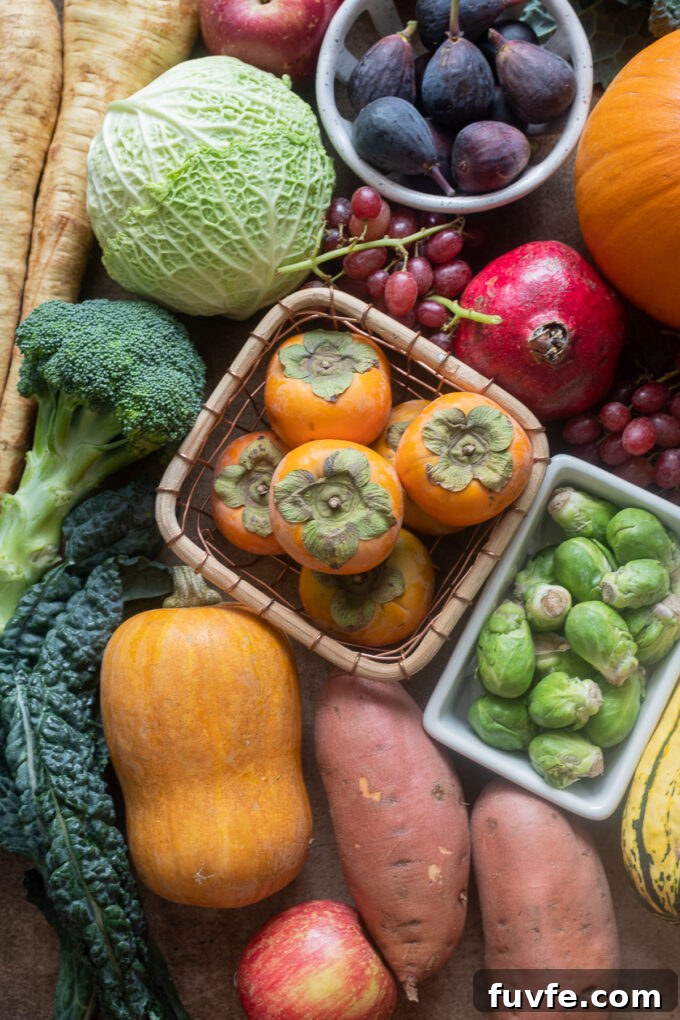 October Produce Guide: What's in Season Now 4 Fruits and vegetables included in October seasonal produce guide.