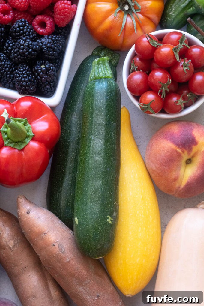 How to Pick and Store Produce to Keep It Fresh Longer 11 Varieties of summer squash.