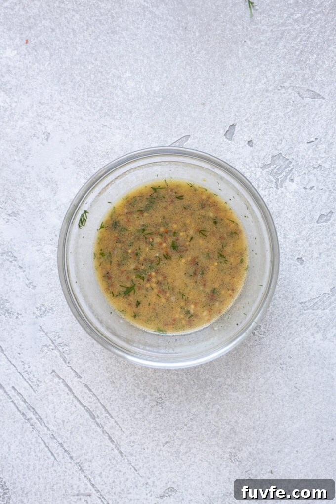 Citrus dijon sauce for citrus salmon.