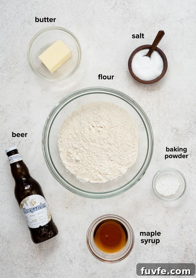 Beer bread recipe ingredients