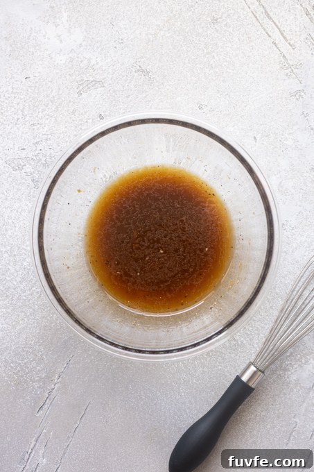Sesame ginger dressing in a bowl.