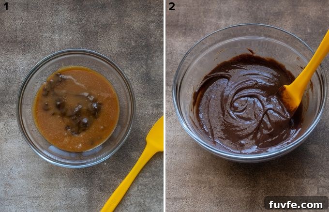 How to make chocolate caramel ganache.