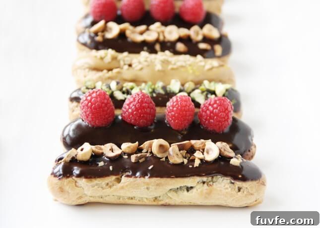 How to Make Chocolate Éclairs (and Variations) // FoodNouveau.com
